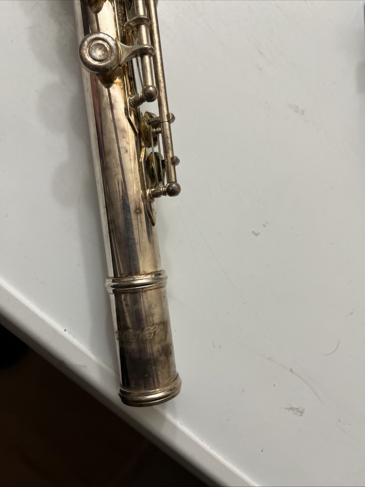 Merano Silver Finish Student Flute With Hard Case