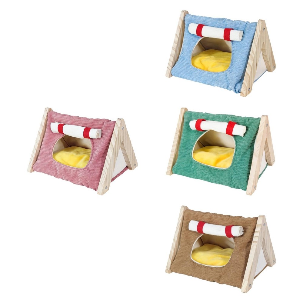 Guinea Pig Bed Cave Warm Activity Platform Comfortable House Hamster Hideout for