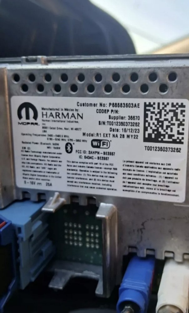 ✅ Uconnect VP4 Radio Code Unlock | Fast Delivery | Enter Serial Number