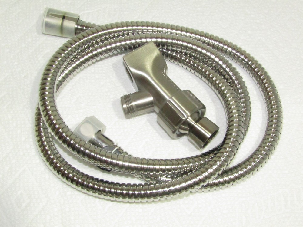 High Pressure Shower Head Hand Held Modified 10.5gpm Brushed Nickel