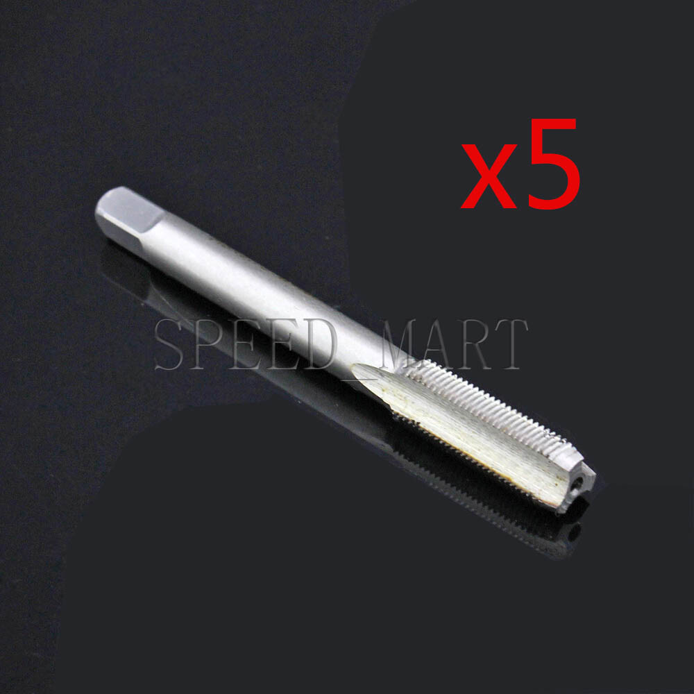 5pcs M8 x 0.75 Left Machine Hand Screw Thread Metric Plug Tap Drill HSS
