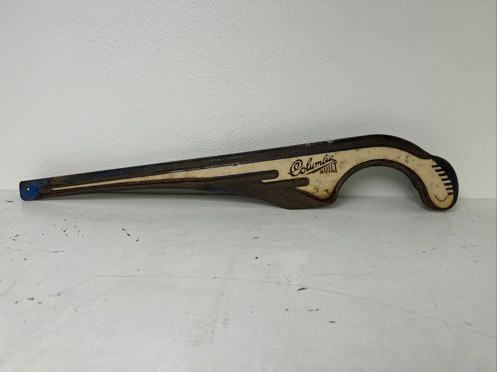 USED OLD COLUMBIA BICYCLE CHAIN GUARD