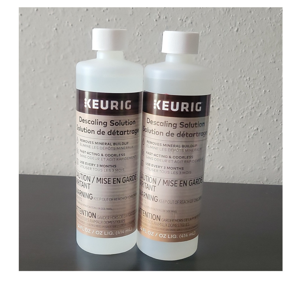 Keurig Descaling Solution 2 Pack Fast-Acting Odorless 14 fl oz