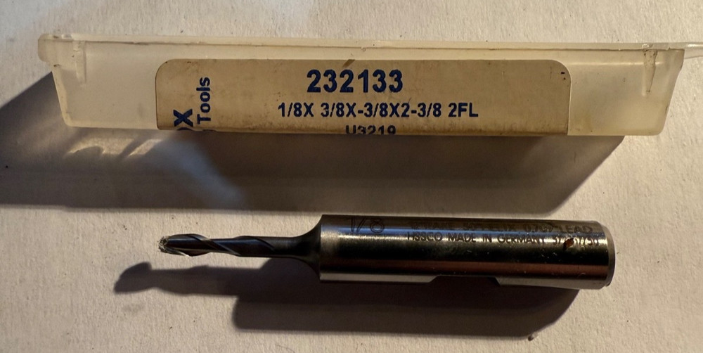 Controx Cobalt 1/8 2Fl Ball Endmill #232133