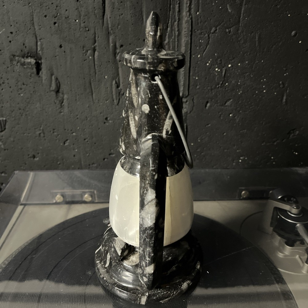 Orthoceras and Selenite Crystal Lantern