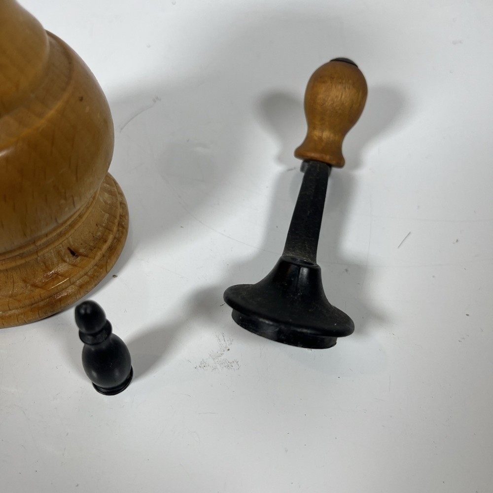 Pepper Mill Spice Mill Wood Pfeffer Engraved German