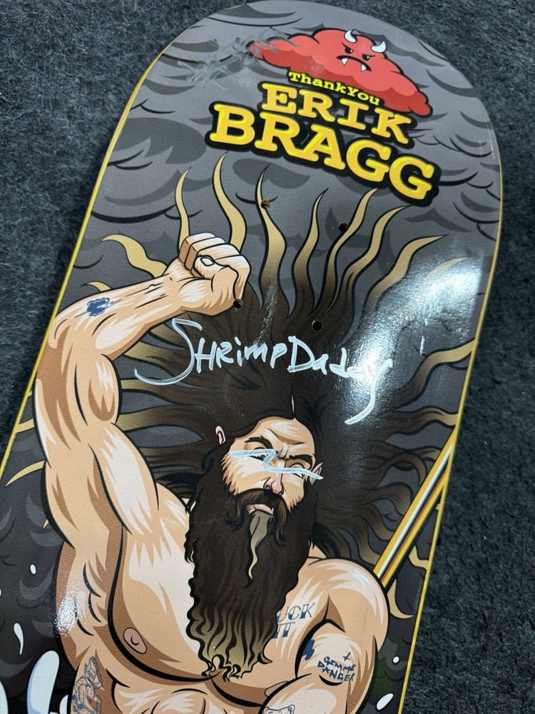 Thankyou Skateboard Deck Erik Bragg Signed