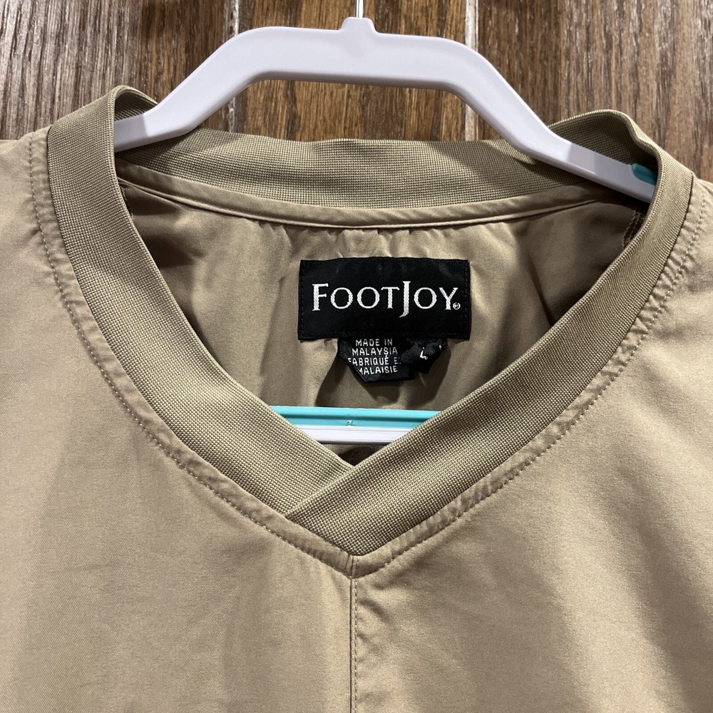 Footjoy Men’s Khaki Pullover Sz Lg Great Condition