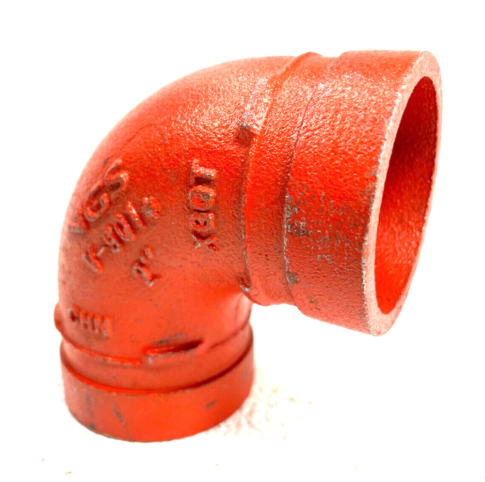 VGS Style V-901 2" 90-Degree Elbow Grooved End IPS Pipe Fitting