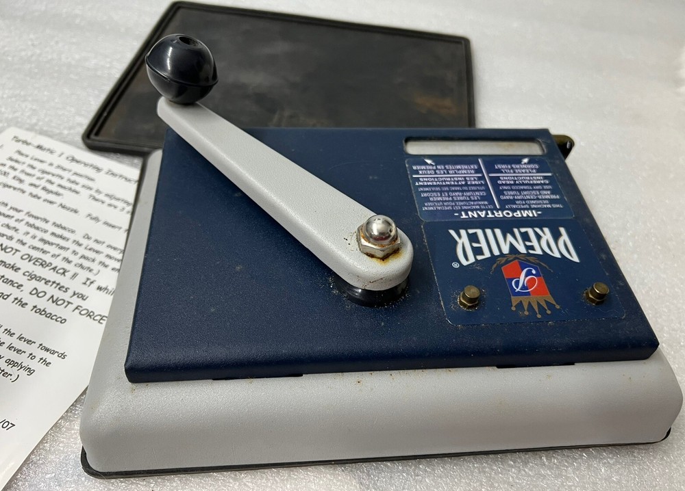 PREMIER Supermatic Cigarette Injector Machine Makes 100mm Regular & King Size
