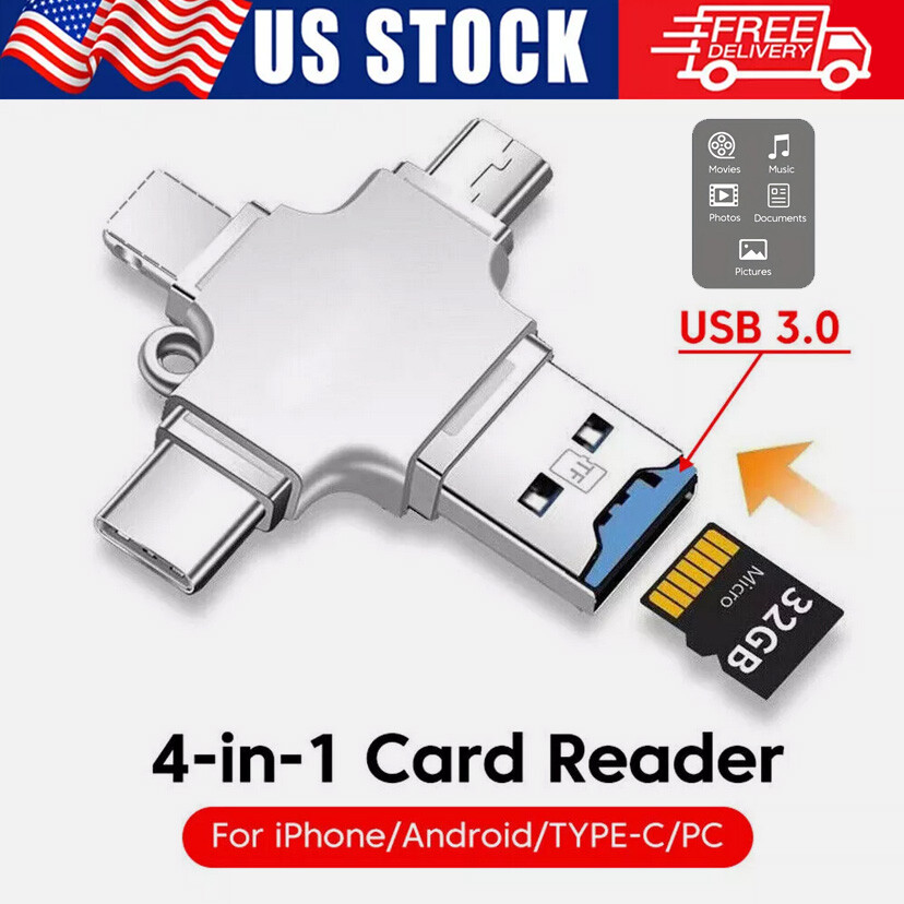 USB 3.0 Flash Drive Type -C Photo Stick OTG For iPhone iPad Android Samsung PC