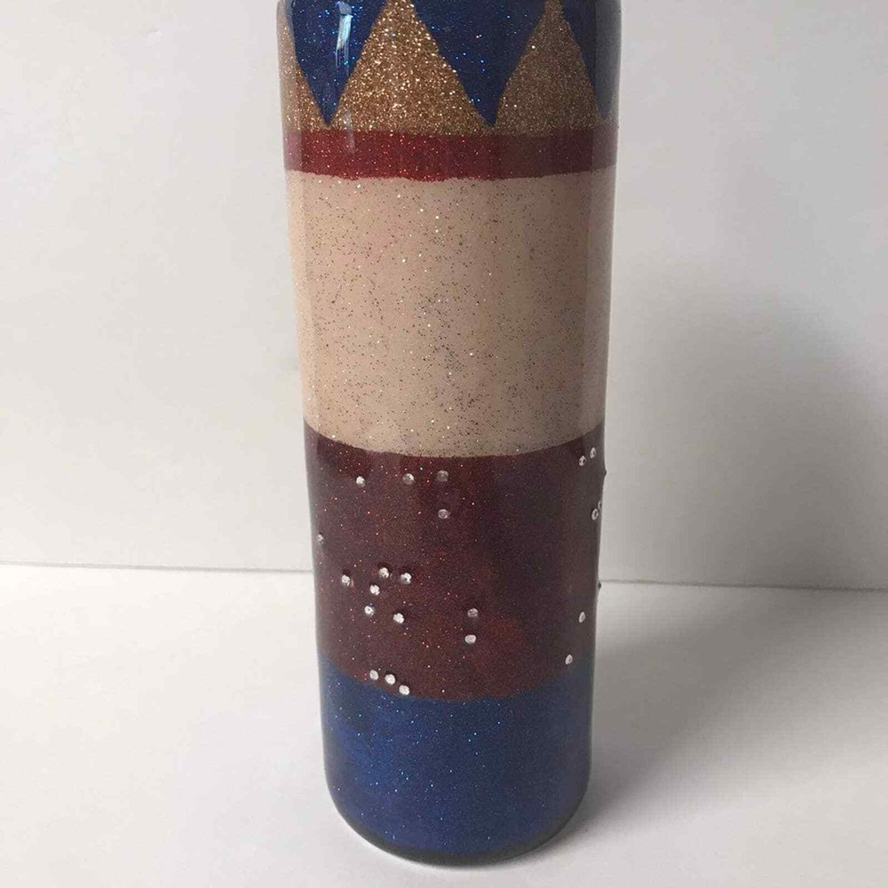 Hand Glitter Christmas Nutcracker Tumbler