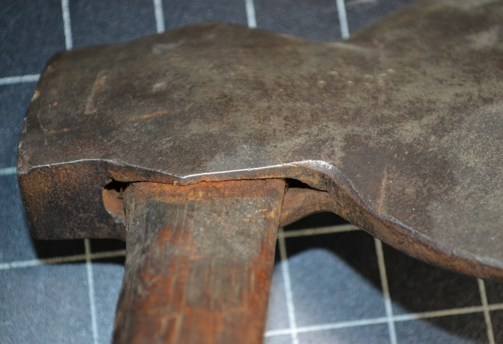 C. CADY - BROAD HATCHET - EARLY 1800's