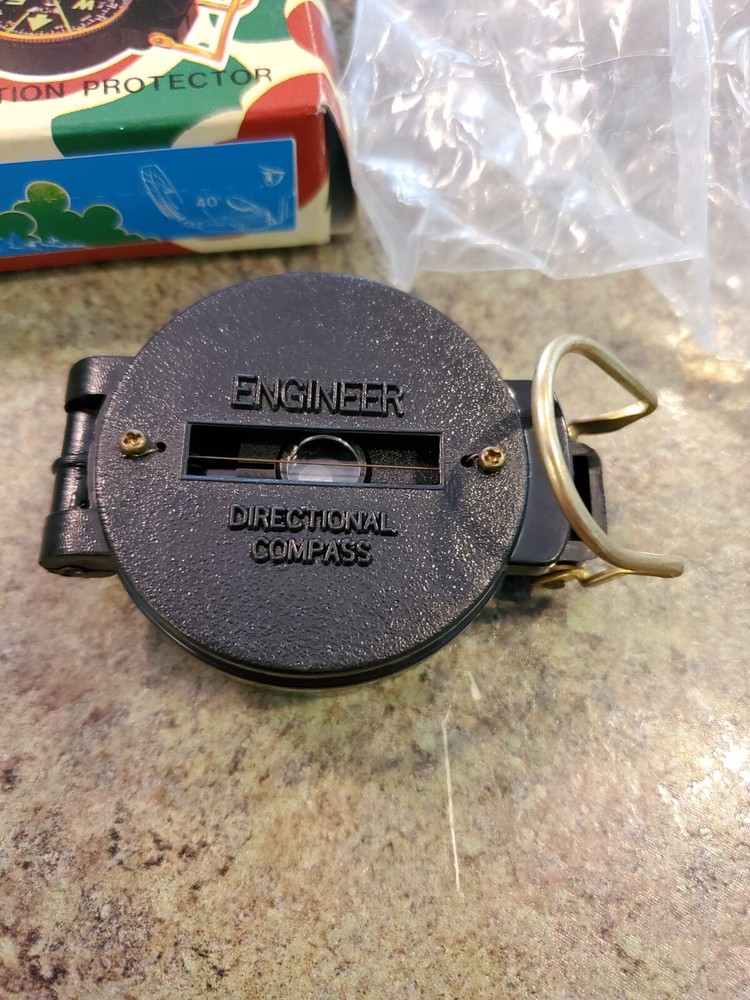 LENSATIC Engineer Directional Plastic Compass New NIB