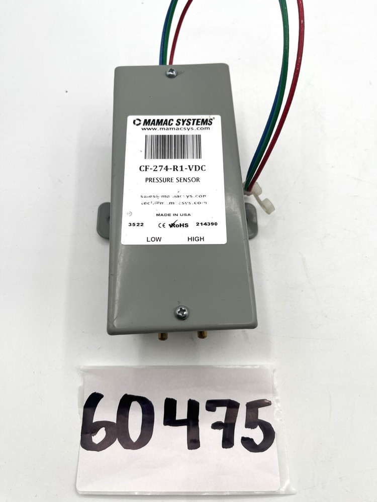 Mamac Systems / CF-274-R1-VDC / Pressure Sensor