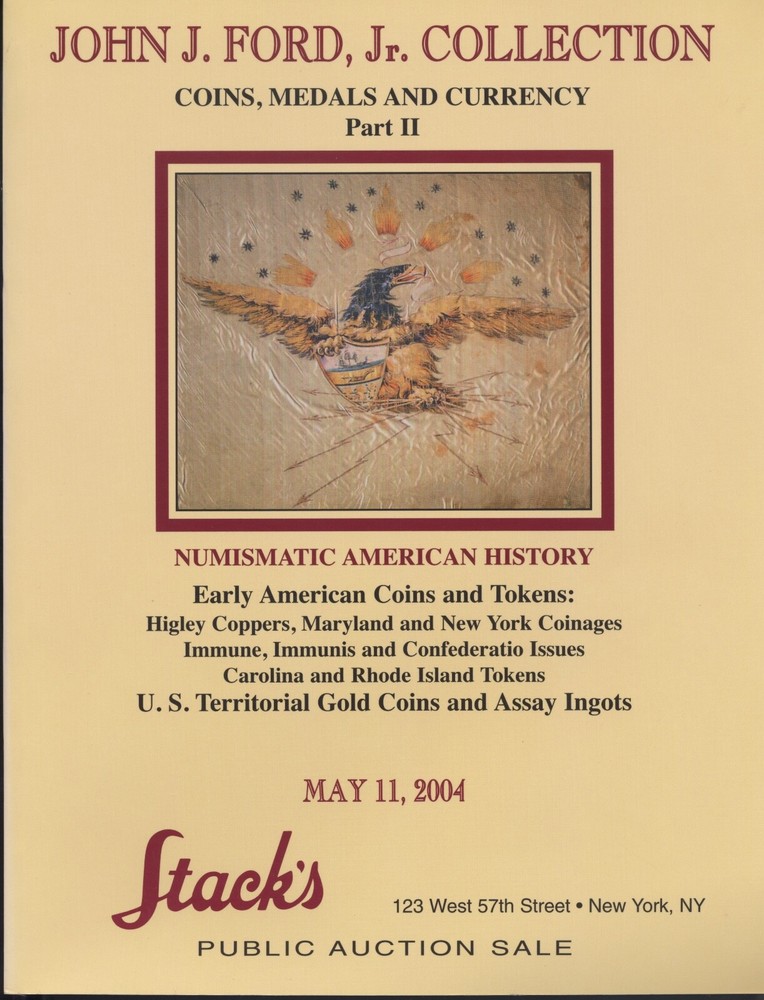 Stack's: The John J. Ford Collection.
