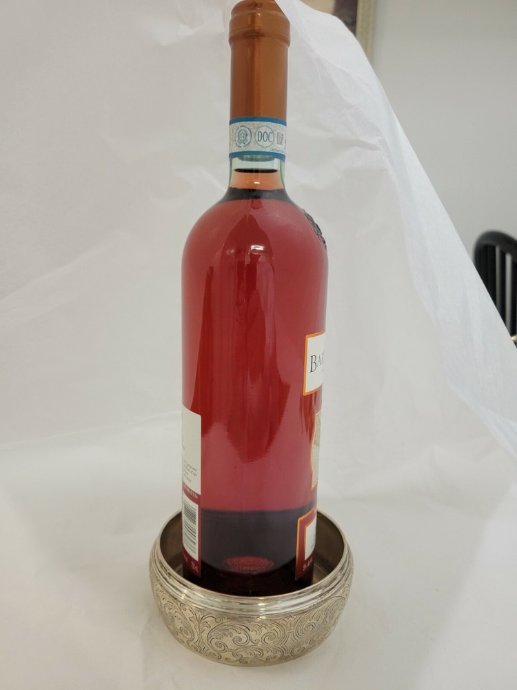 TIFFANY & CO. STERLING SILVER DISH / WINE COASTER