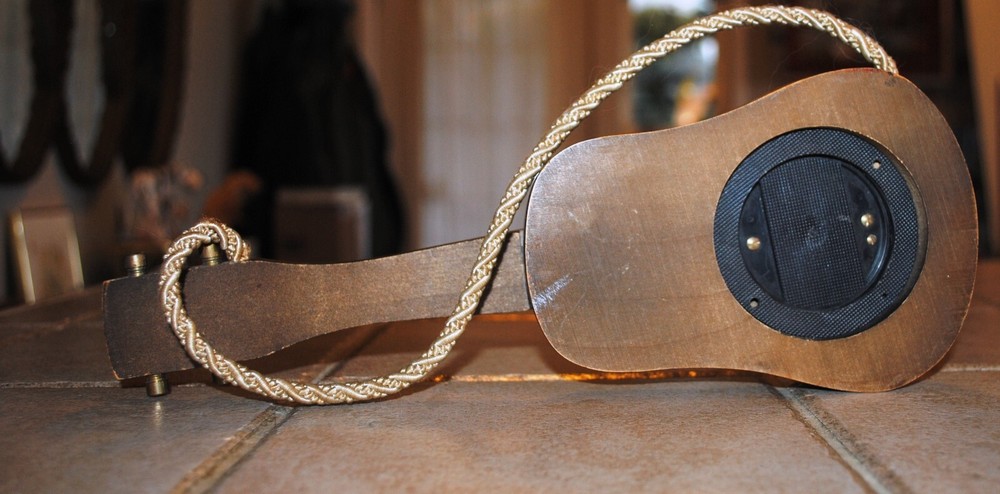 Vintage Guitar Shaped Barometer