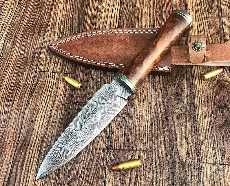 Damascus Steel Dagger Knife