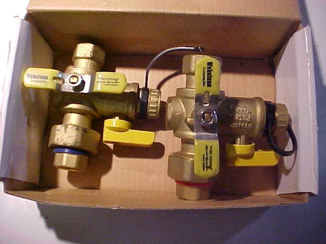 Webstone 3/4 inch Tankless Water Heater Service& Isolation Valves E-X-P