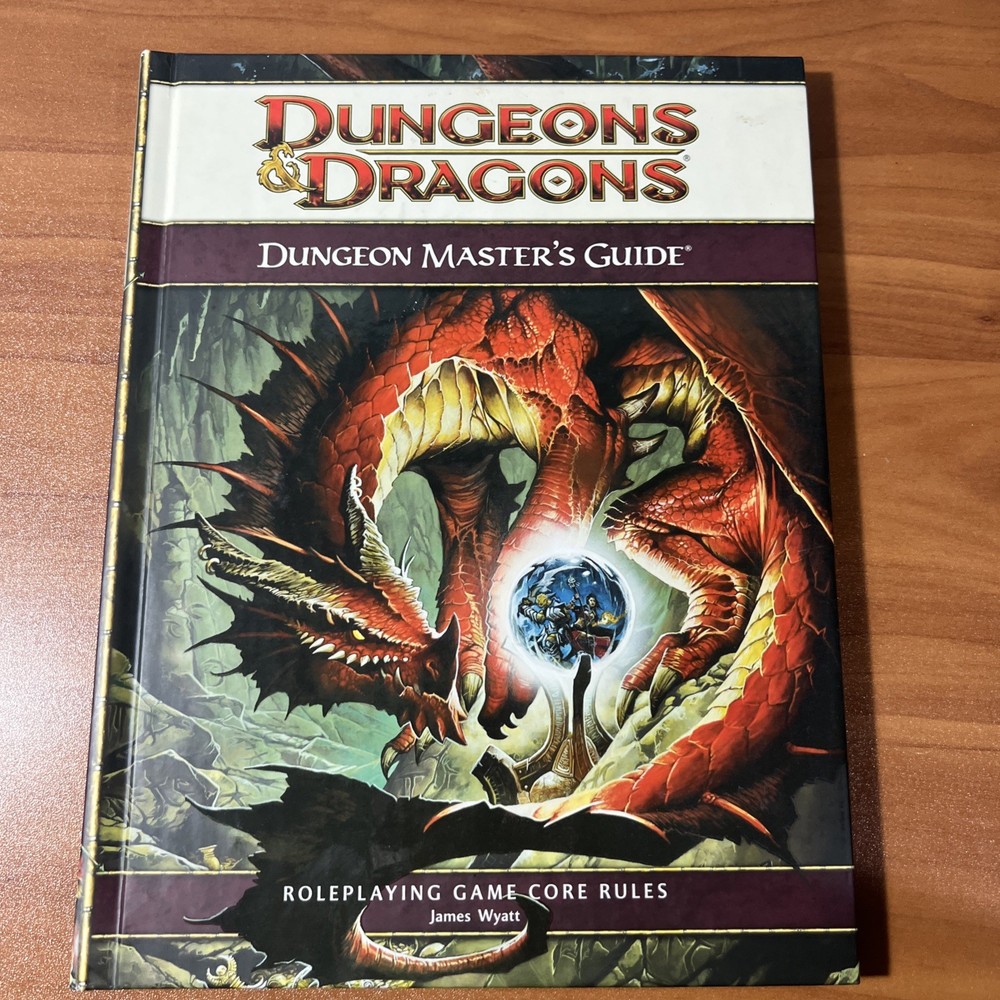 Dungeons & Dragons Dungeon Master’s Guide Core Rules Hardcover Book First Print