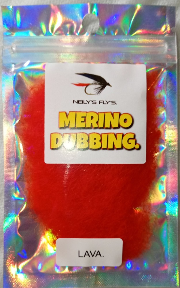 MERINO DUBBING Lava.