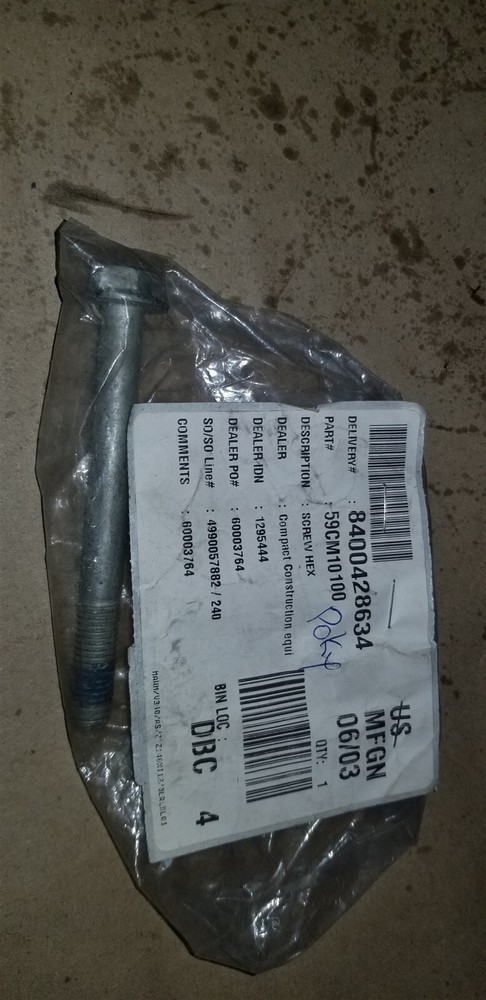 Bobcat hex screw 59CM10100