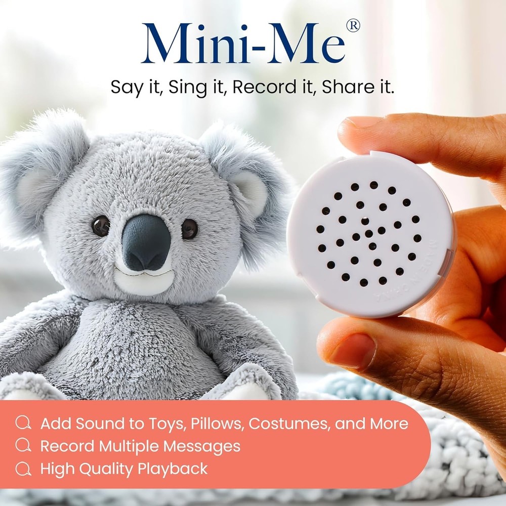 Personalized 60-Second Plush Toy Voice Recorder - Ideal for DIY Projects
