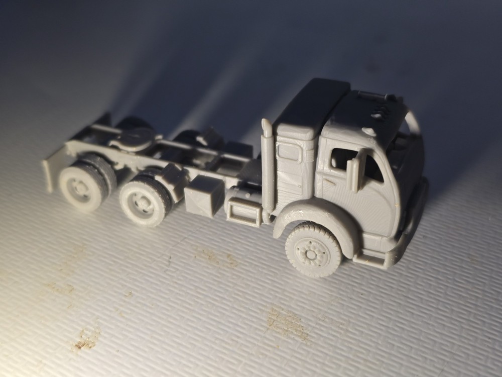 N Scale White 3000 Sleeper Undecorated Kit 3d Printed