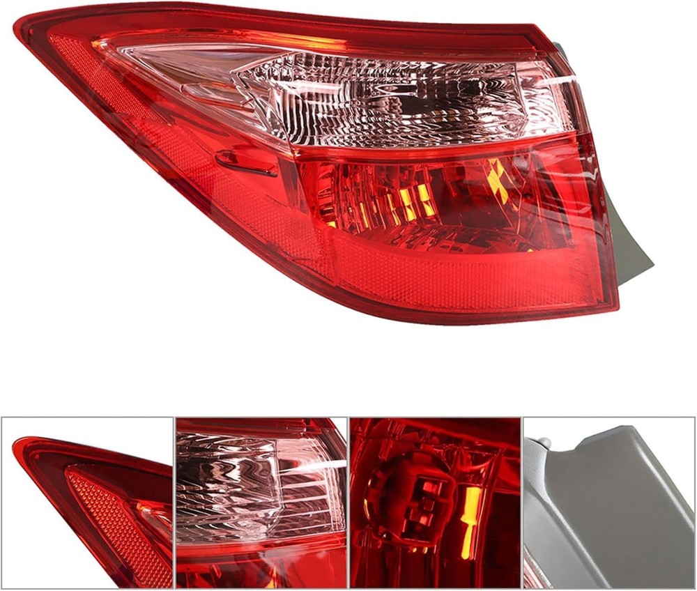 Driver Side Outer Tail Light Replacement for Toyota Corolla 2017-2019 Rear Brake