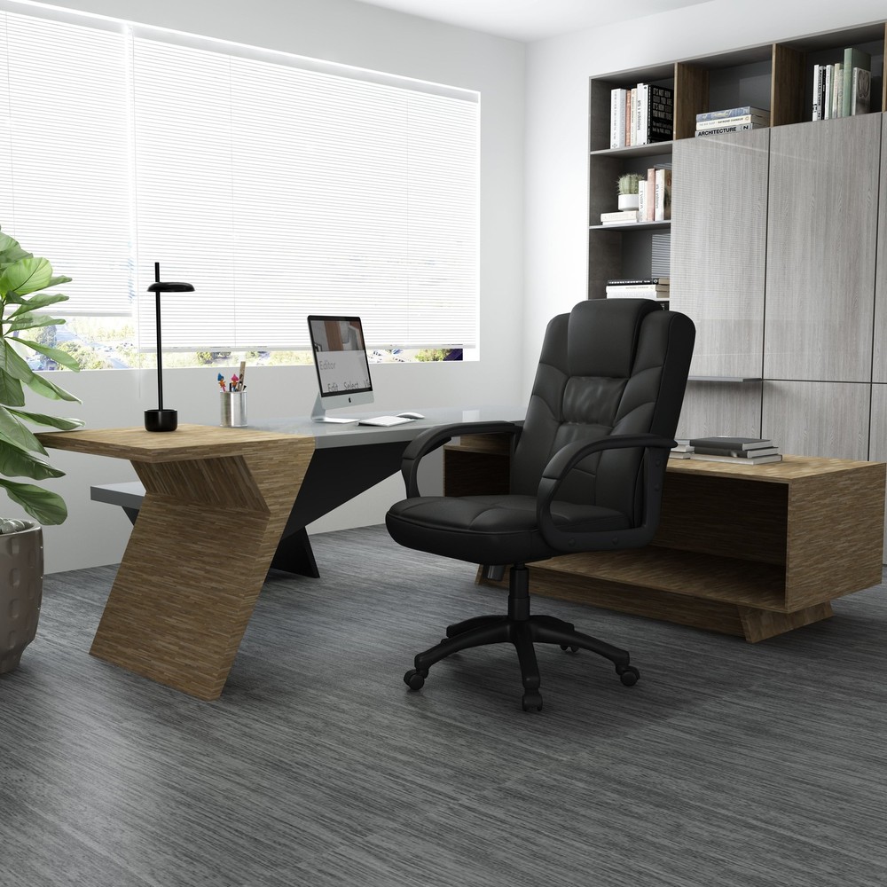 Boss Executive High Back LeatherPlus Chair MODEL # B7501