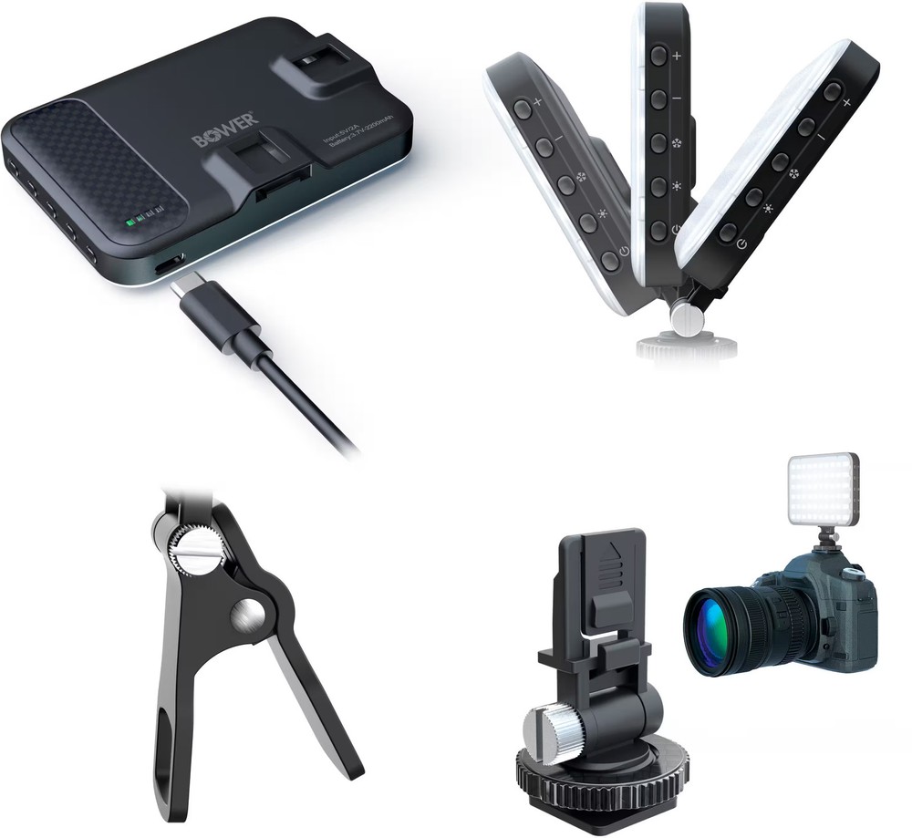 Bower - Compact Clip Light - Black