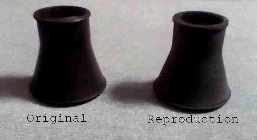 Vintage style rubber eyepiece eye cup