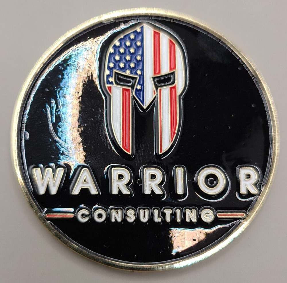 Challenge Coin Warrior Consulting Core Value 2" Dia