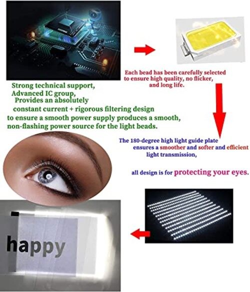 Portable A4 Tracing LED Board Light Box, Ultra-Thin Dimmable USB Cable Powered