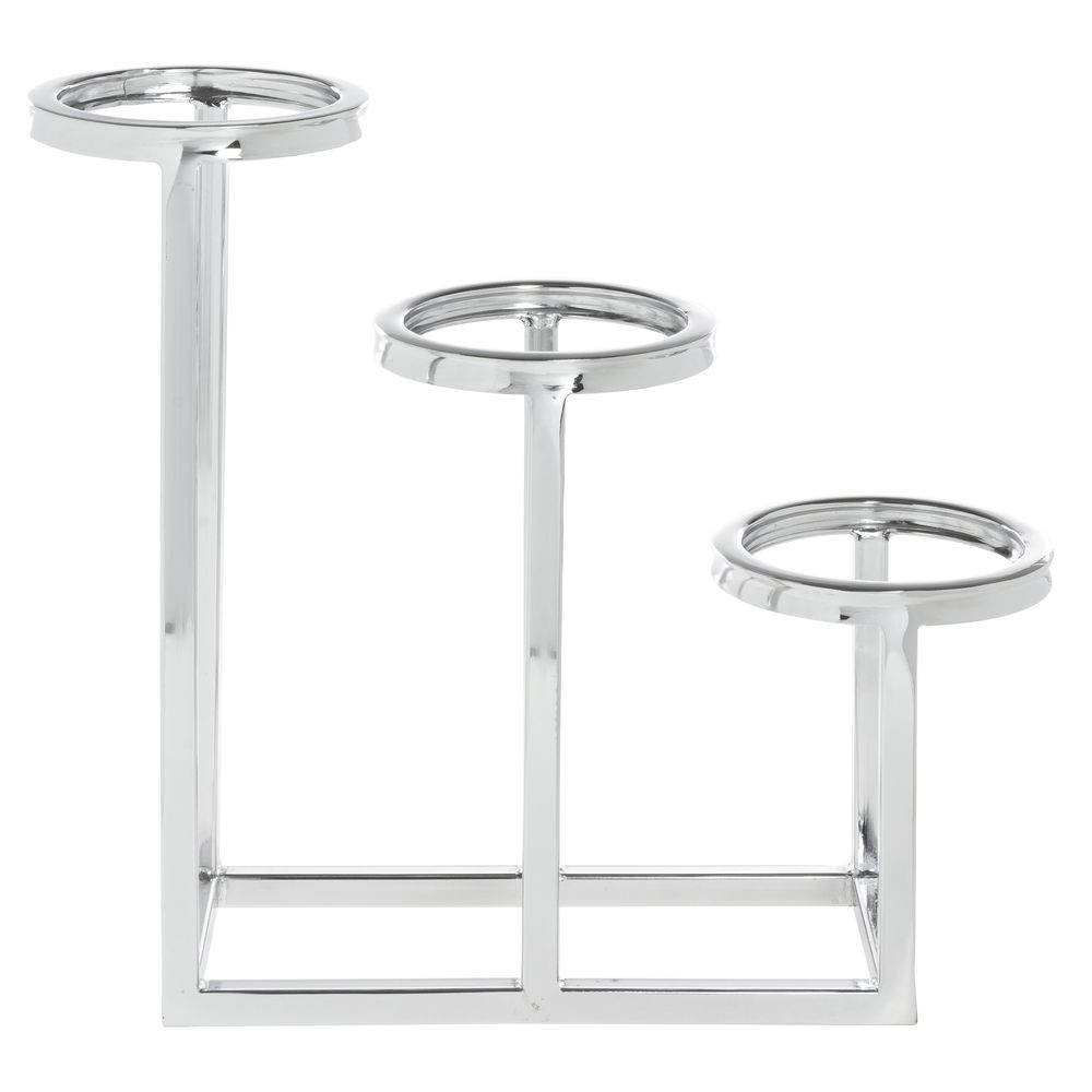 HUBERT® Chrome 3-Tier Flatware Cylinder Holder