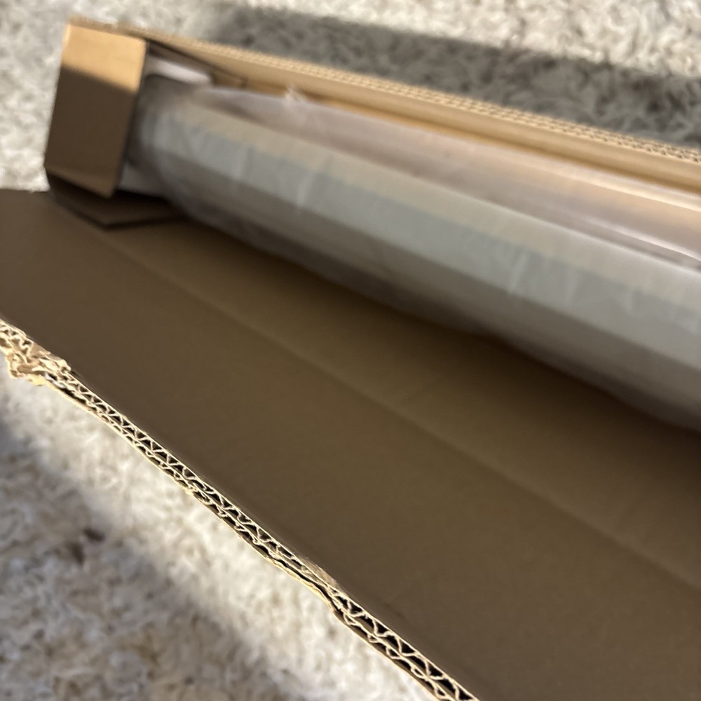 Projection Screen White Bar Built In Wall Hangers Locking System Light Weight
