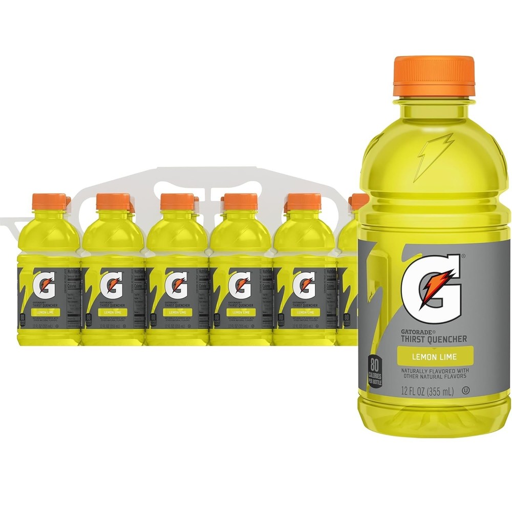 Electrolyte Enhanced Lemon-Lime Drink, Perfect Hydration - 12 Fl Oz (12 Pack)