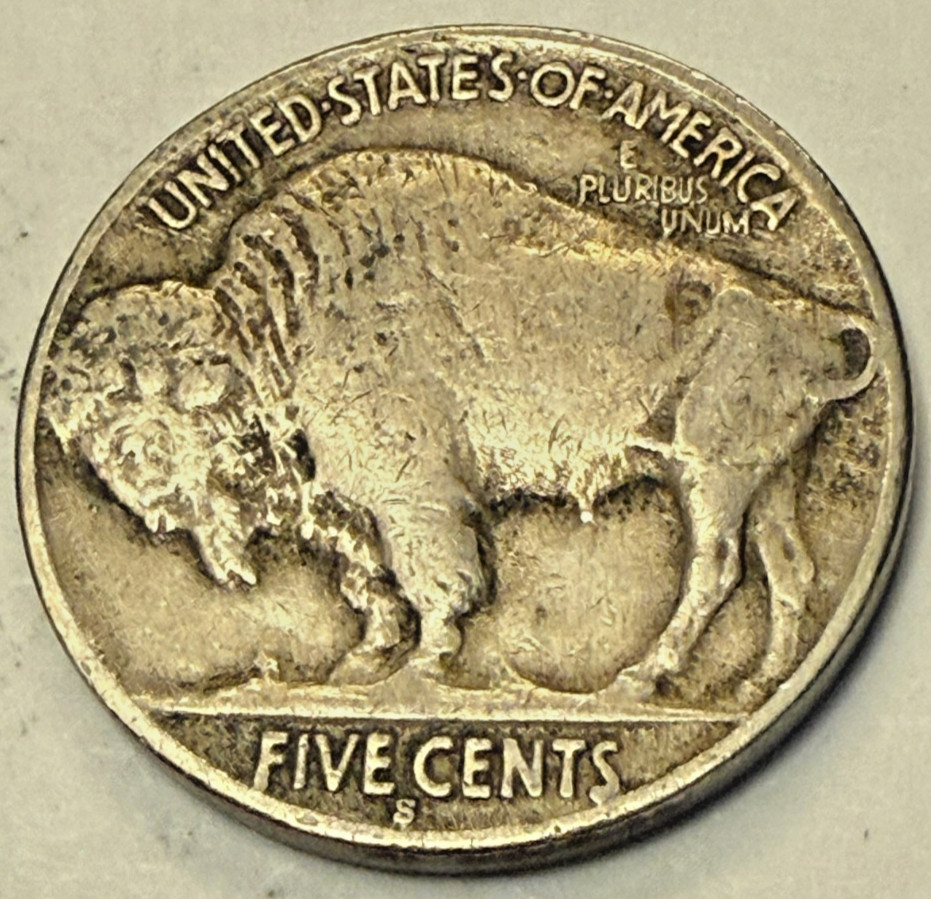 1936-S Buffalo Nickel