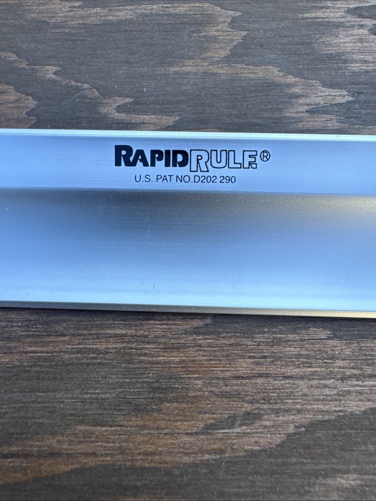 Rapid Rule 12” Drafting Architecture Adjustable Rotate Ruler ~ NICE!