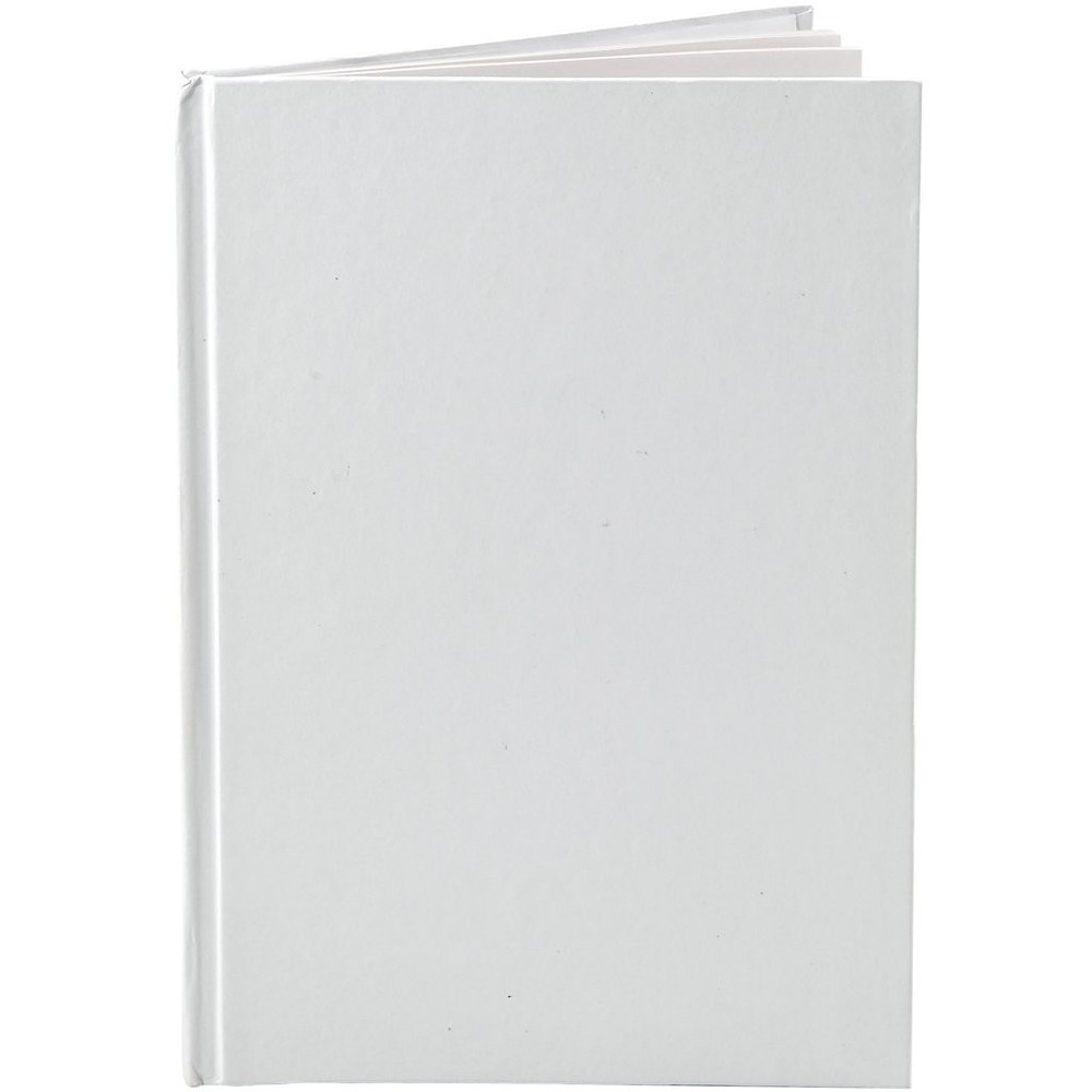 Notebook, A5 15x21 cm, white, 1 pc