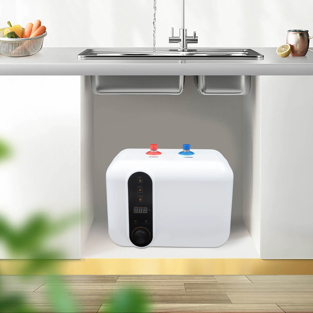 Electric Mini-Tank Water Heater Under Sink Water Heater with USA Cord Plug 1.5kW