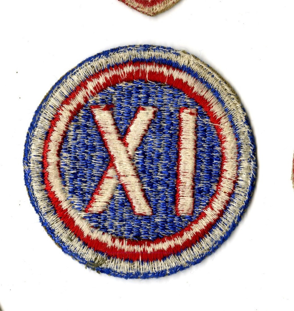 IX Corps White Back Patch WWII Vintage Pacific Theater