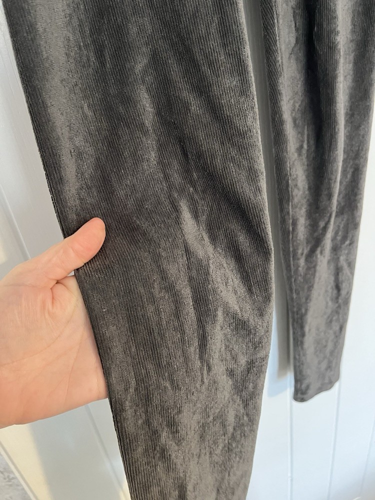 M&S Green Ribbed Leggings Size 8