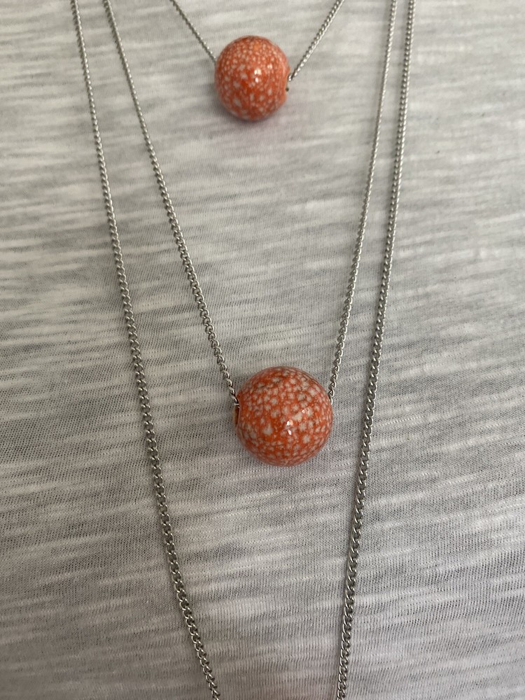 Three strings long Necklace