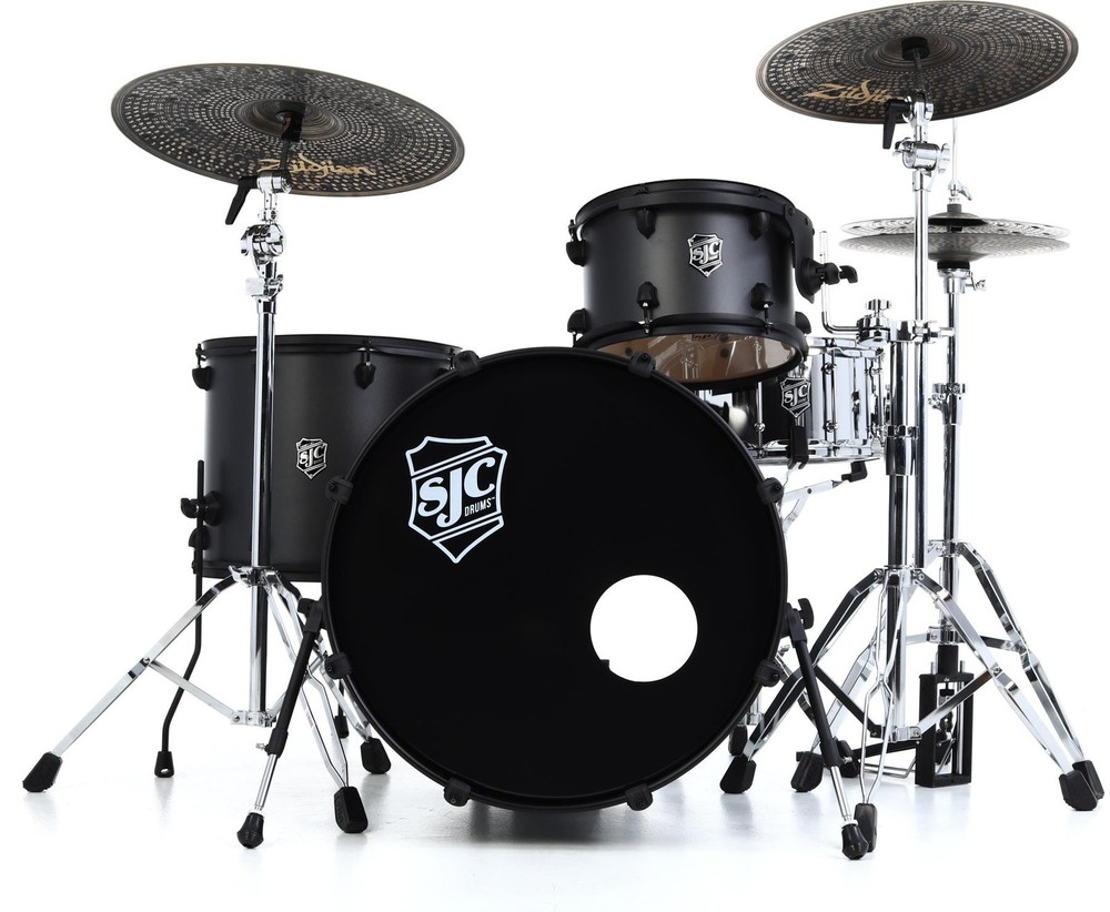 SJC Custom Drums Pathfinder Series 3-piece Shell Pack - Galaxy Grey