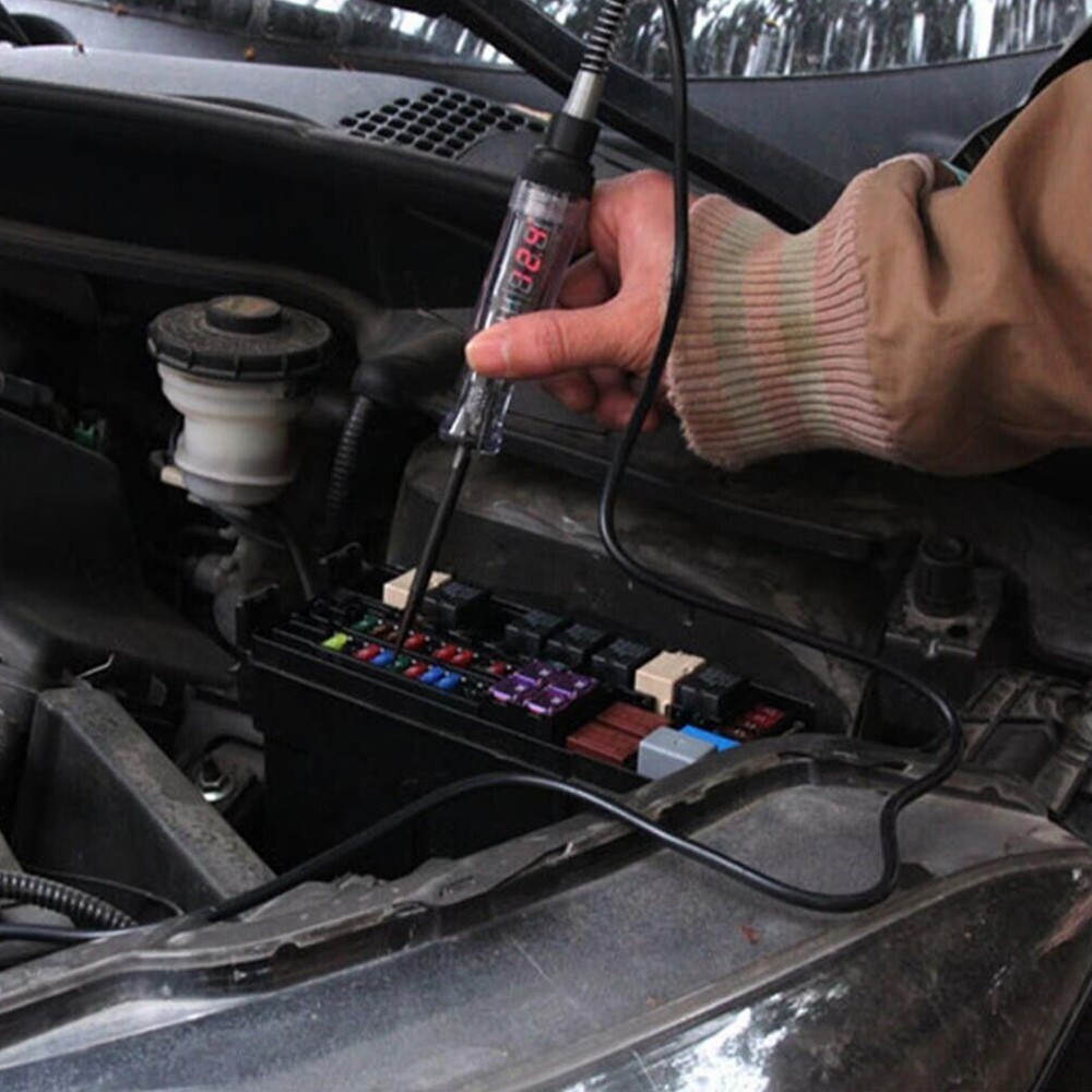 Car Circuit Voltage Tester LED Light Measuring Pin Testing Repair Systems
