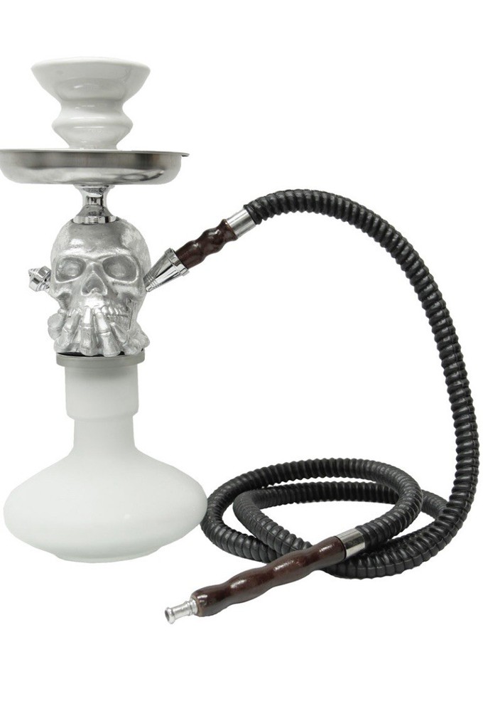 12INCH HIGH PATENTED INHALE SKULL HOOKAH WITH INTERLOCK SYSTEM