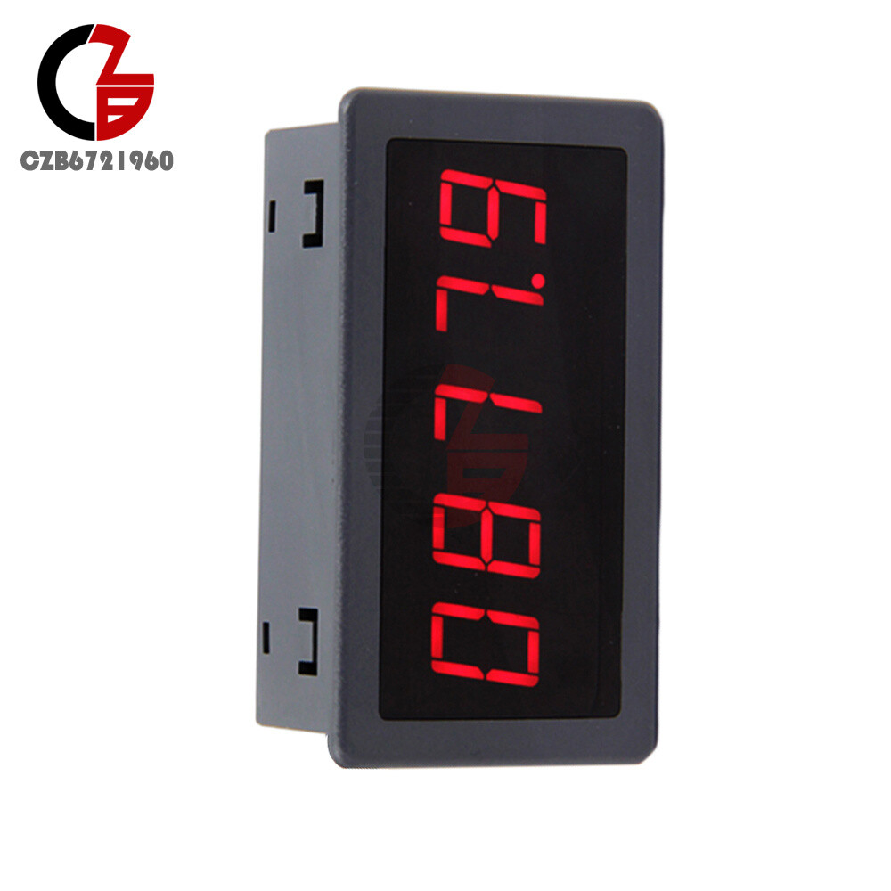 Frequency Meter 5-Digit Red Display Tachometer Switch Speed Counter DC5V/12V/24V