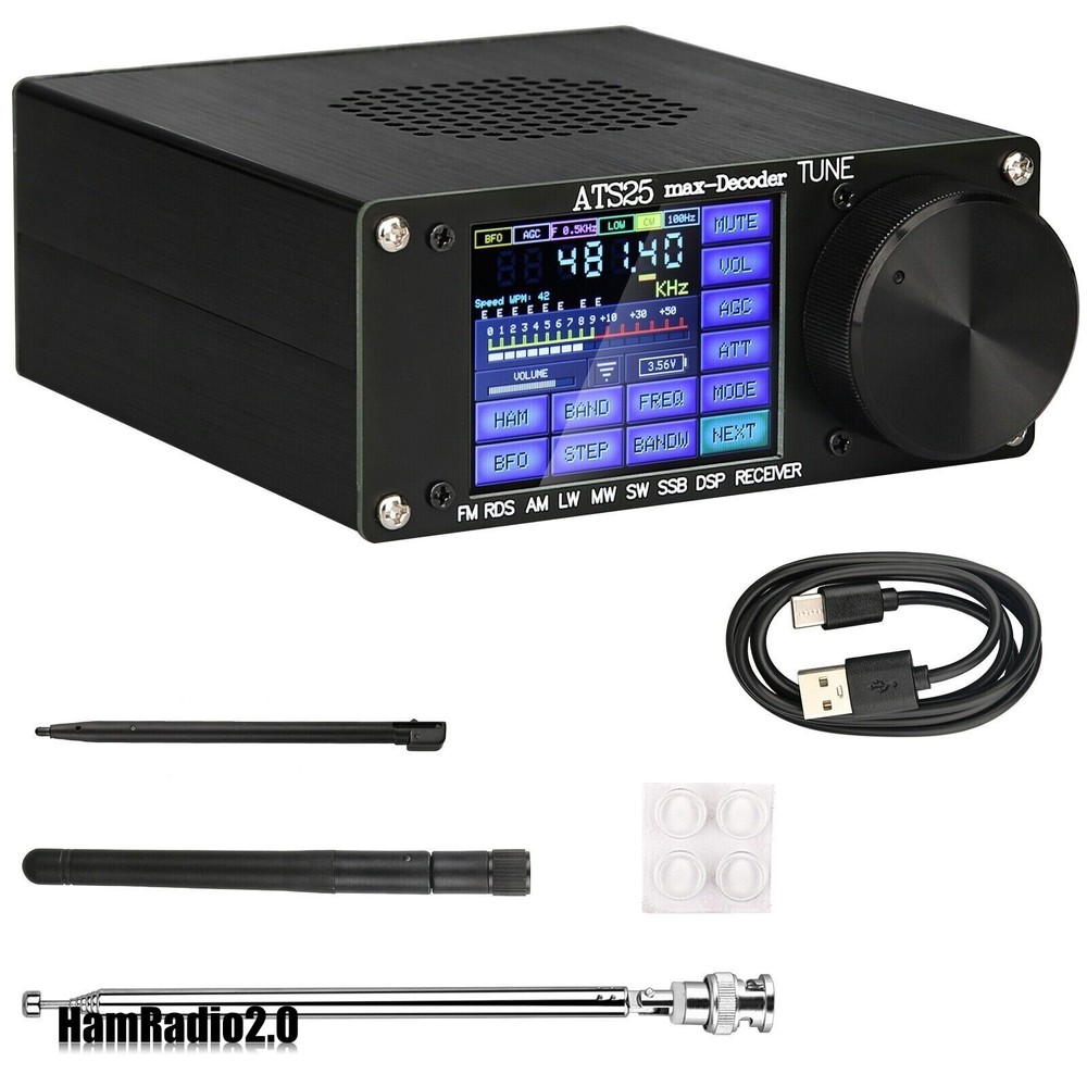 HamGeek ATS25max-Decoder Si4732 Full Band Radio Receiver DSP SW Official Version